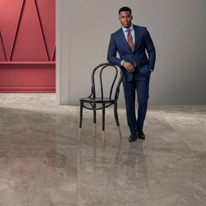 Moderno Clásico Romano Beige 800x800mm Azulejos de Porcelana Vitrificada Brillante 80x80cm para Baño de Antigua y Barbuda - Product Image 1