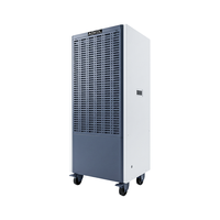 Déshumidificateur commercial R290 160L/J avec contrôle WiFi via application, drainage continu, économie d'énergie pour supermarché