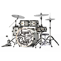 Direct Sale Manufacturers High Quality 333 Double-Faced God Poplar Wood Jazz Drum Set Professional Musical Instrument Model New