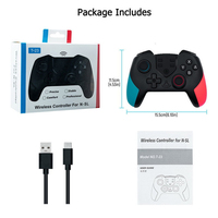 Joystick Gamepad Nirkabel 2.4G BT Kustom Pabrik untuk PC/Konsol NS Switch