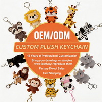 Mini distributeur automatique de jouets en peluche personnalisés, machine à griffes pour poupées, jouets en peluche avec porte-clés