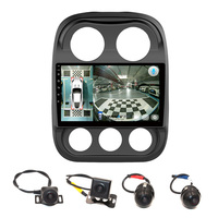 Sistema de Cámara de Visión Envolvente de 360 Grados, Pantalla Táctil, Mirror Link, Visión Nocturna 3D, Vista Panorámica, Navegador GPS para Automóviles Android