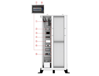 Système de stockage d'énergie tout-en-un Deye GE-F60 61,44 kWh 50 kW LiFePO4 ESS pour l'énergie solaire commerciale