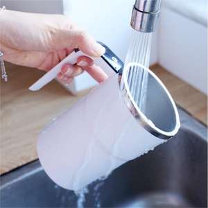 Vaso <span class=keywords><strong>Mezclador</strong></span> de Proteínas Eléctrico Magnético Inteligente con Pantalla de Medición de Temperatura Taza Inteligente Automezcladora Taza de Café con Tapa - Product Image 4