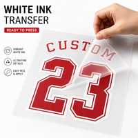 Film de transfert thermique pour la décoration des vêtements, impression colorée, finition lisse, matériau de transfert graphique personnalisé