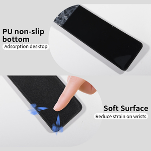 <span class=keywords><strong>Tapis</strong></span> de <span class=keywords><strong>souris</strong></span> de jeu, clavier, <span class=keywords><strong>tapis</strong></span> de <span class=keywords><strong>souris</strong></span> en mousse à mémoire de forme violette, PORON, antidérapant, repose-poignet <span class=keywords><strong>ergonomique</strong></span>, coussin de soutien de dessin animé pour le bureau - Product Image 5