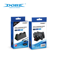 DOBE Vente en gros de station de charge pour PS4/Slim/Pro, accessoires de jeux vidéo, station de charge double, support pour manette DualShock PS4