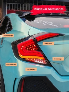 TYPY For Honda 10th civic Tail <b>Light</b> Assembly 2016-2021 Modified Starry Sky <b>LED</b> Driving <b>Lights</b> Brake Streamer Turn Signals - Product Image 3