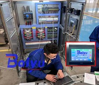 Machine à fumer les saucisses automatique Baiyu avec certification CE pour la transformation de la viande, équipement de séchage et de fumage