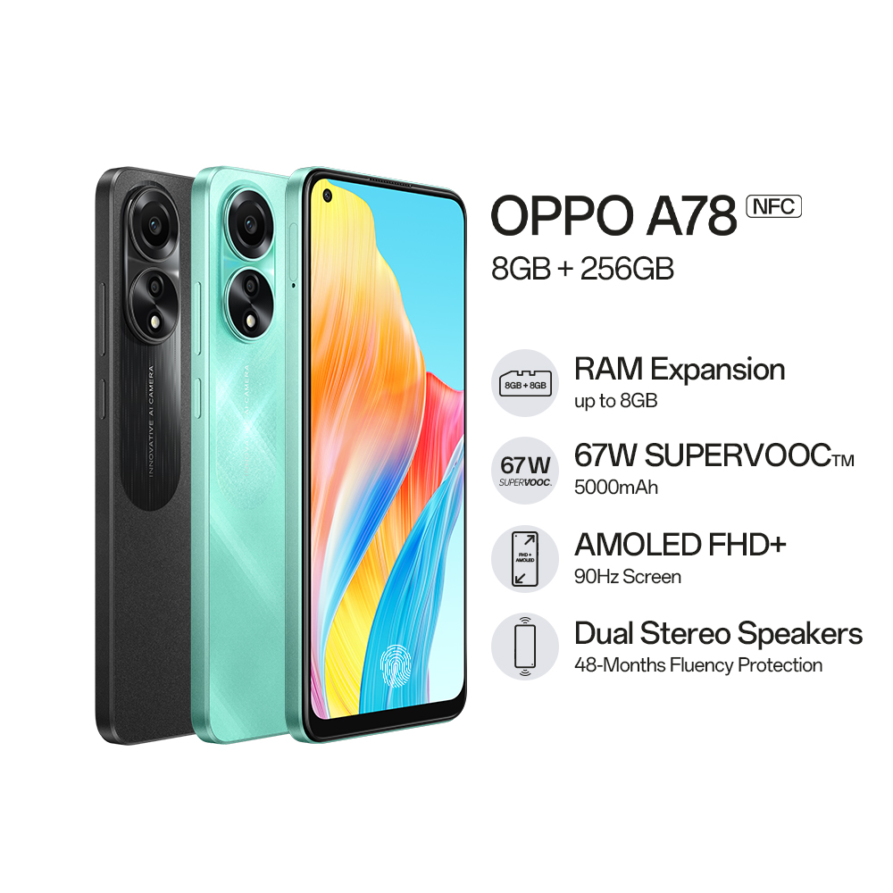 oppo a78 5g 12gb 256gb 6.56インチデュアルsimグローバルバージョン