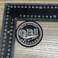 Badge brodé 3D personnalisé, transfert thermique, grands patchs brodés, patchs thermocollants, logo de marque personnalisé pour vêtements