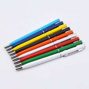 Stylo à bille super fin en métal avec logo personnalisé, stylet tactile exceptionnel, impressionnant stylo rotatif personnalisé pour les promotions - Product Image 2