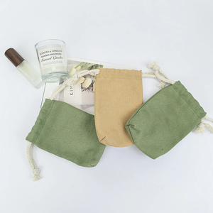 Nice Design 7x9cm Drawstring Burlap Jute Sack Shoes Crafts Coffee Home Decoration Dust Proof Washed Packaging Bag - Product Image 4