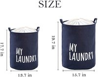 Panier à linge pliable moderne en tissu non tissé imperméable grande capacité