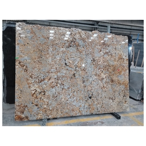 Losa de granito de oro de <span class=keywords><strong>Louis</strong></span> de granito Persa africano pulido de alto grado para encimera de cocina Interior - Product Image 1