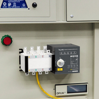 Interrupteurs intelligents triphasés LVMA 3200A 1600A 630A 250A 160A 100A 4P PC ATS à double alimentation électrique automatique