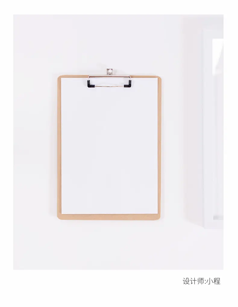 Groothandel Goedkoper Kantoor Bestand Houten Clip Board