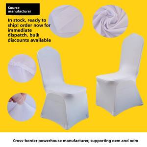 <span class=keywords><strong>Fundas</strong></span> de Silla de Satén Elástico Duraderas <span class=keywords><strong>para</strong></span> Eventos, Ajuste Universal, Lavables a Máquina, <span class=keywords><strong>Fundas</strong></span> de Silla <span class=keywords><strong>para</strong></span> Bodas en Stock - Product Image 3