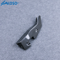 Accessoires de moto AKOSO 3K en fibre de carbone sèche Kits de carénage de couvercle de conduit intérieur côté droit pour Kawasaki Z900 2020-2024 2023