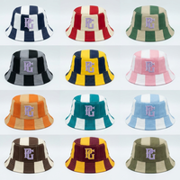 Chapeau Bob Personnalisé avec Logo en Polyester Unisexe pour la Pêche, la Plage et les Activités de Plein Air