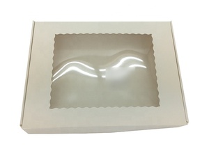 Tùy Chỉnh Thiết Kế Bánh Ngọt Hộp Với Rõ Ràng PVC Cửa Sổ Giá Rẻ Gấp Cookie Hộp Cửa Sổ Pie Hộp - Product Image 2