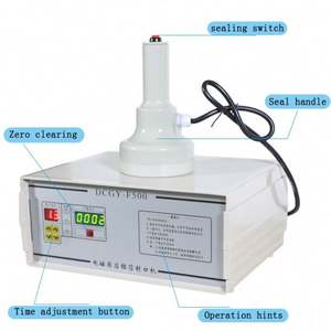 เครื่องปิดผนึกขวดพลาสติกอลูมิเนียมฟอยล์เหนี่ยวนำแบบใช้มือจับด้วยมือแม่เหล็กไฟฟ้า DCGY-F200อากาศอย่างต่อเนื่อง - Product Image 2