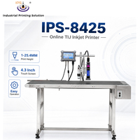 Impresora de Inyección de Tinta Automática en Línea IPS-8425 de 25,4 mm, Pantalla Táctil de 4,3 Pulgadas, Impresora Térmica de Inyección de Tinta