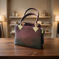 Tas Selempang Kulit Asli Wanita dengan Ritsleting, Ramah Lingkungan, Lembut, Tahan Lama, Tali Selempang/Crossbody yang Dapat Dilepas, Hadiah Hari Valentine