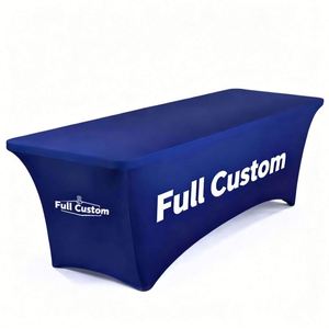 Custom Fitted Advertising <b>Table</b> Covers 4ft <b>6ft</b> 8ft Sizes Promotional Polyester for Outdoor Sports Events Trade Shows Exhibitions - Product Image 4
