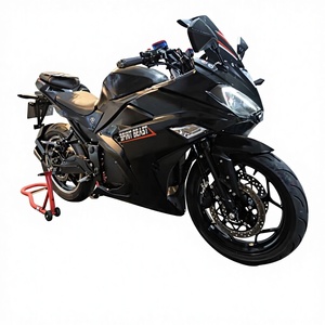 Motocicleta Eléctrica Deportiva <span class=keywords><strong>Kawasaki</strong></span> H2 de 72V sin Escobillas, Estilo <span class=keywords><strong>Ninja</strong></span> <span class=keywords><strong>R3</strong></span>, Horizon Locomotive V6, PC200-6S, 200-400CC - Product Image 1