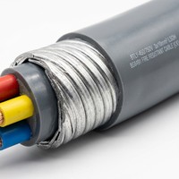 Câble d'alimentation 3 conducteurs BTLY flexible, ignifuge, isolé minéral, gaine en cuivre 0,6/1 kV, système de protection incendie IEC