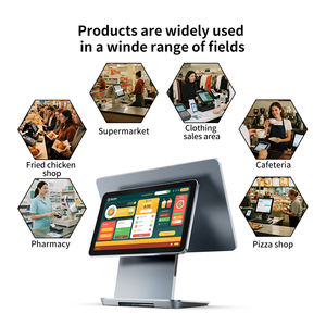 TCOIOR Supermarkt-Kassensystem 15,6 Zoll Dual-Screen <span class=keywords><strong>POS</strong></span>-System Android Windows <span class=keywords><strong>POS</strong></span>-Terminal Touchscreen <span class=keywords><strong>POS</strong></span>-Verkaufsstelle - Product Image 6