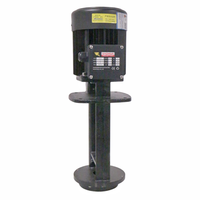 Pompe de circulation de liquide de coupe immergée industrielle H4T25, sortie d'usine, 450W 1/6 CV, impeller en acier inoxydable, garantie 1 an