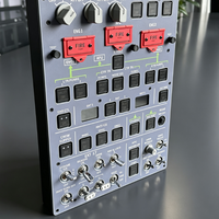 Unité de commande de panneau supérieur personnalisée pour la construction de cockpits de simulation de vol domestique réaliste