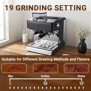 เครื่องชงกาแฟเอสเพรสโซกึ่งอัตโนมัติแบบมืออาชีพ20Bar ตั้งโปรแกรมได้ความจุสูงเกรดโรงแรมเชิงพาณิชย์เครื่องใช้ไฟฟ้าในครัวเรือน - Product Image 5