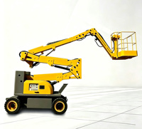 Plateforme de travail aérien à bras articulé hydraulique, fabriquée en Chine, avec hauteur de levage personnalisable pour l'ingénierie