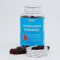 Complément alimentaire santé en gommes à l'extrait d'ashwagandha, fabrication OEM, ODM, OBM, marque privée