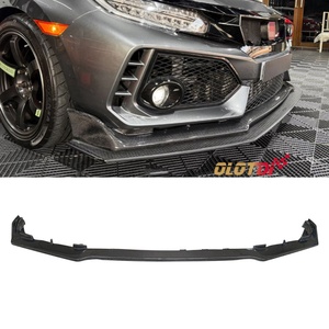 Alerón Delantero de Fibra de Carbono Estilo OEM y Divisor Delantero para Honda Civic 10.ª Generación FK8 Type R 2016-2021 - Product Image 2