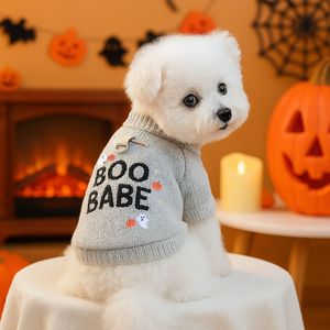 Vente en gros automne hiver <span class=keywords><strong>citrouille</strong></span> fantôme <span class=keywords><strong>chien</strong></span> Costumes mignon chiot chats mode décontractée pour animaux de compagnie Halloween vêtements pour animaux de compagnie - Product Image 1