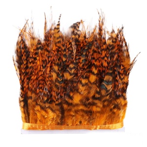 Plumas de Faisán Naturales Teñidas de 4-6 Pulgadas, Adorno de Plumas de Gallo <span class=keywords><strong>Chinchilla</strong></span>, Flecos para Manualidades, Bodas, Carnaval, <span class=keywords><strong>Precio</strong></span> de Fábrica - Product Image 5