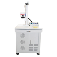 Machine de marquage laser UV de bureau avec axe rotatif en option, marqueur laser ultraviolet pour gravure fine sur matériaux non métalliques et métaux fins