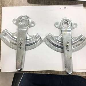 HVAC 볼륨 제어 165mm 길이 간편한 설치를 위한 스테인리스 스틸 사분면 댐퍼 핸들 - Product Image 6