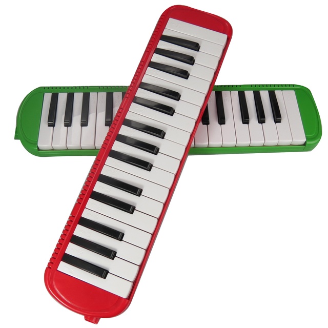 BM32K Chinese Musical Keyboard Instrument with 32 Keys Melodica in Soft Bag for Teaching Playing Musical Instrument Accessories