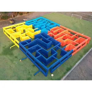 Inflatable Maze Cho Vui Chơi Giải Trí Inflatable Trò Chơi Thể Thao Cho Trẻ Em Và Người Lớn