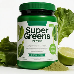 OEM Orgânico Super Greens Powder - 13 + Ingredientes Nutrientes-Densos com espirulina, chlorela e grama de trigo para o bem-estar diário - Product Image 3