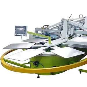 Automatic Multi color Oval Digital Silk Screen Printing Machine Screen Printers