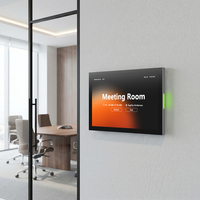 Tablet Android de 10.1 Pulgadas para Montaje en Pared, PoE, Radar MmWave, Reino Unido, Estados Unidos, UE, Caja Trasera, Android 4G, Barra de Luz, Reserva de Salas de Reuniones, Panel de Pantalla Inteligente