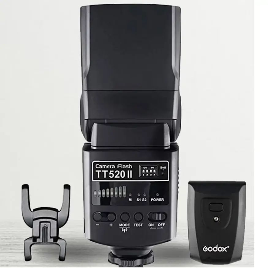 Godox TT520 II Flash TT520II mit integriertem 433MHz Wireless Signal Flash Trigger für Canon Nikon Olympus DSLR Kameras Flash