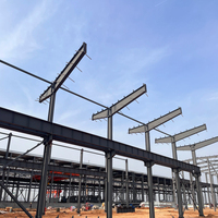 Matériaux de construction de stockage de bâtiment préfabriqué en métal de haute qualité bâtiment d'atelier de structure en acier portable