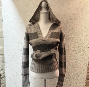 Personnalisé Hiver Automne Décontracté Haut à Manches Longues Lâche Ccollege Classique Colorblock Rayure Polo Cou Câble <span class=keywords><strong>Pull</strong></span> en Tricot Femmes - Product Image 3